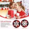 8 Pcs Christmas Snowflake Diamond Art Coasters Kit with Holder Red and Black Plaid Snowflake Diamond Art Coasters for Adults Diamond Art Kit Supplies for Xmas Holiday Presents